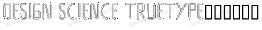 design science truetype字体转换